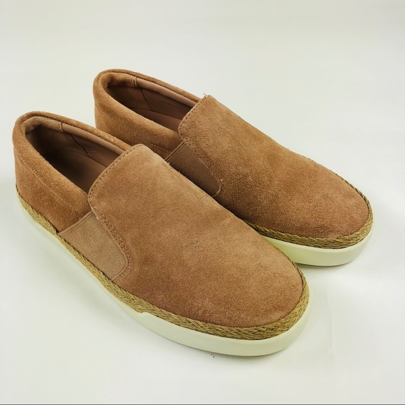 Vince Shoes - Vince Suede Espadrille Trim Loafer Shoes US 5 Pink